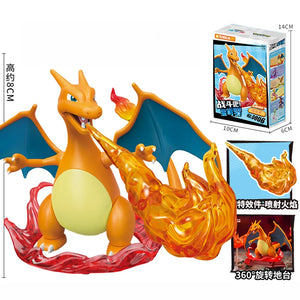 Keeppley Pokemon Pocket Monster Pikachu Charizard Eevee Gengar Venusaur Mewtwo Blastoise Building Block Anime Action Figure Toys - Bear Hugs