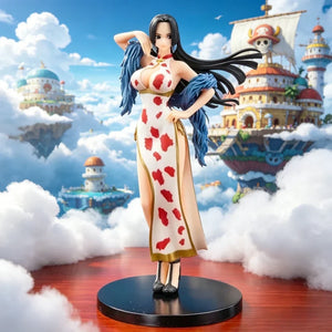 25cm/9.84in One Piece Anime Boa·Hancock Figure Model Gk Statue Collectible Display for Desktop Decoration - Bear Hugs