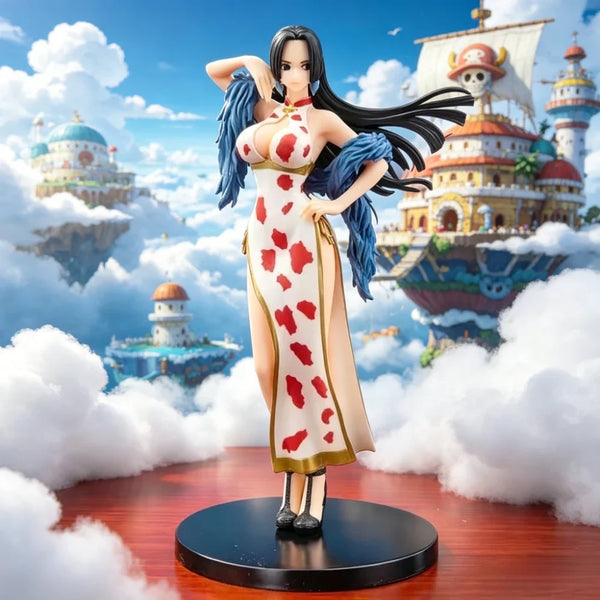 25cm/9.84in One Piece Anime Boa·Hancock Figure Model Gk Statue Collectible Display for Desktop Decoration - Bear Hugs