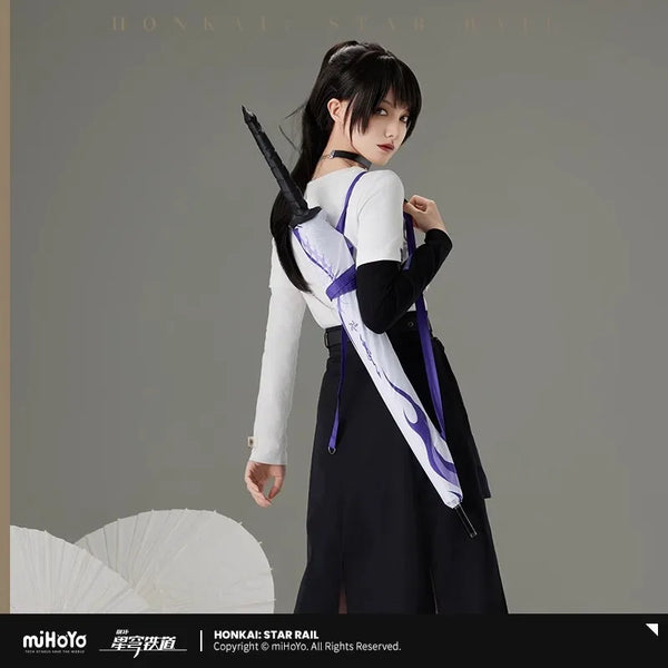 miHoYo Game Acheron Umbrella Honkai Star Rail Acheron Theme Long-handled Umbrella Anime Accessory Cosplay Xmas Gifts - Bear Hugs