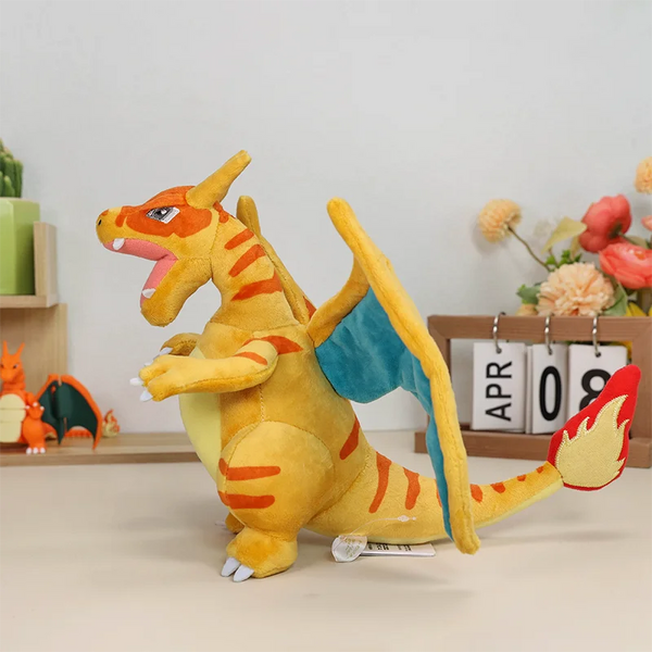 9" New Pokemon Plush Charizard Patterns Fuse Dragon Stuffed Toy Soft Doll Gift - Bear Hugs