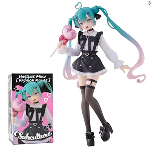 19cm Girl Hatsune Miku Anime Figure Fashion Subclture Miku Action Figure Room Decorations PVC Collection Model Doll Toys - Bear Hugs