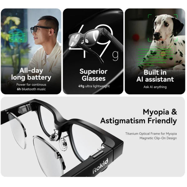 Rokid RV101 Smart AI Glasses - Bear Hugs