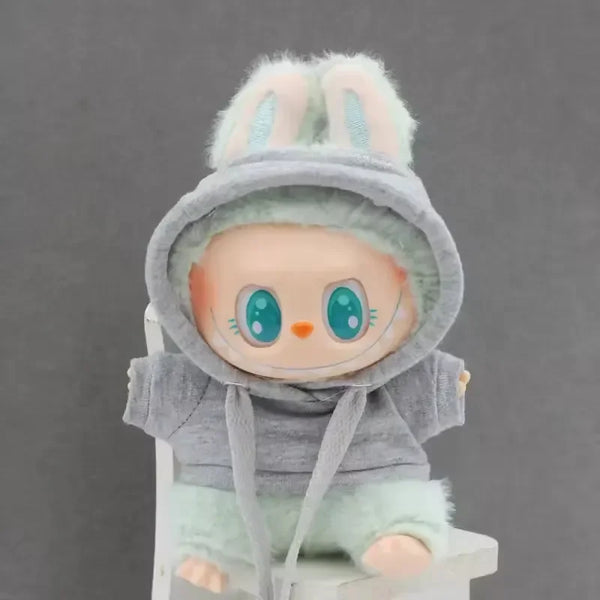 Labubu Cozy Coat Crew Hoodies