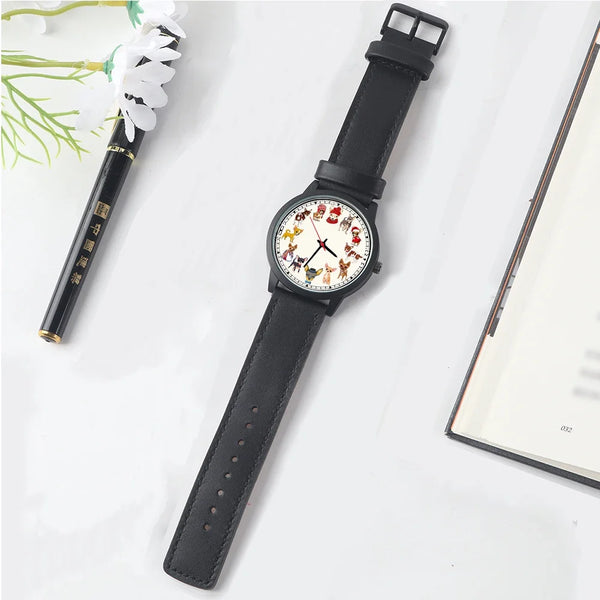 Dog Breeds Novelty Wrist Watch