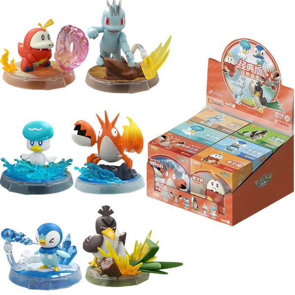 BLOKEES Original POKEMON Building Blocks Pikachu Charmander Psyduck Sprigatito Eevee Lucario Pokémon Action Figure Toys Gift - Bear Hugs