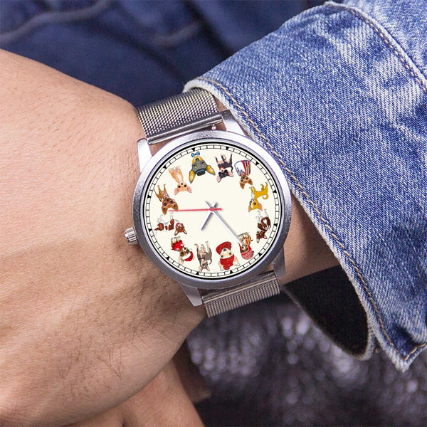 Dog Breeds Novelty Wrist Watch
