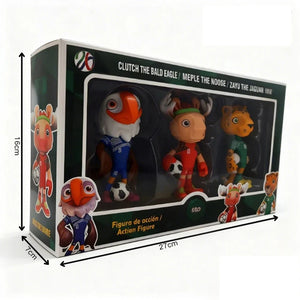 Football Tournament Star Figurine Ornaments Lucky Charm Limited Edition Football Fans Star Souvenir decorative ornaments - Bear Hugs