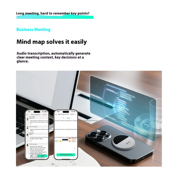 InnAIO T10 MagSafe AI Translator - Bear Hugs