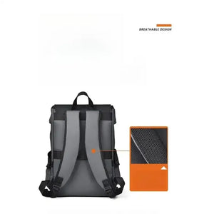 Premium Leather-Look Casual Backpack