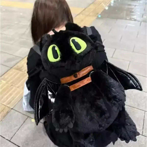 Night Fury Shadow Plush Backpack