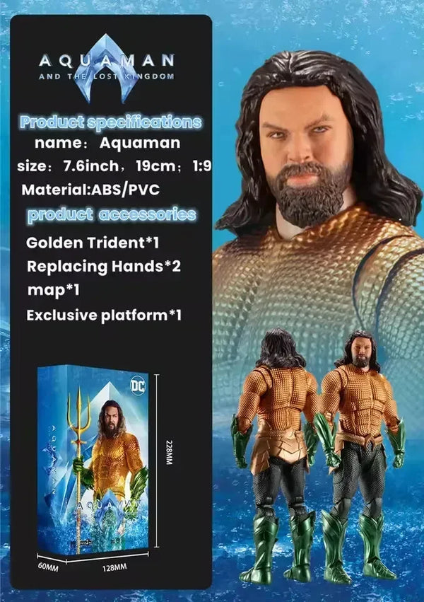 FondJoy Aquaman Action Figurine (19 cm)
