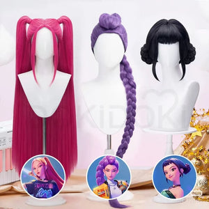 K-Pop Demon Hunters Idol Cosplay Wigs