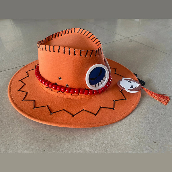 Portgas D Ace Anime Cosplay Hats Cowboy Cap Adult Christmas Gift - Bear Hugs