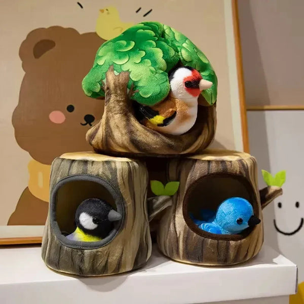 Tweet Retreat Tree House Plush Set