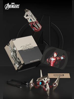 MARVEL Special-Shaped TWS Bluetooth Earbuds Noise Reduction Wireless Headset with Long Battery Standby for iPhone - Bear Hugs