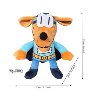 Dog Man & Petey Cat Plush Duo