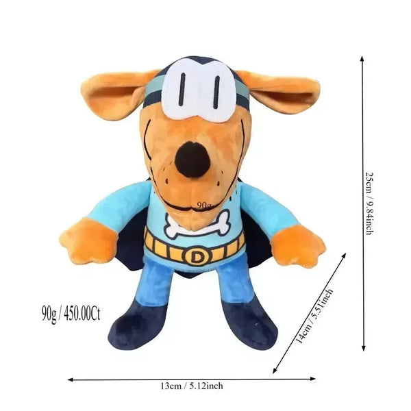 Dog Man & Petey Cat Plush Duo
