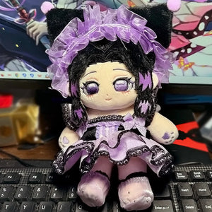 20cm Stuffed Anime Kimetsu No Yaiba Demon Slayer Kochou Shinobu Figure Plush Dress Up Cotton Doll Cosplay Toys for Kids Gift - Bear Hugs