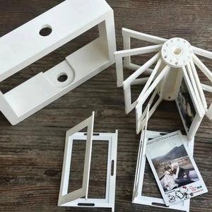12 Slots Rotating Photo Frame Carousel
