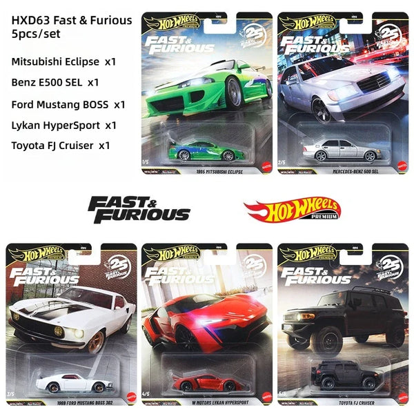 Hot Wheels Fast & Furious 25th Anniversary HNW46-N Series