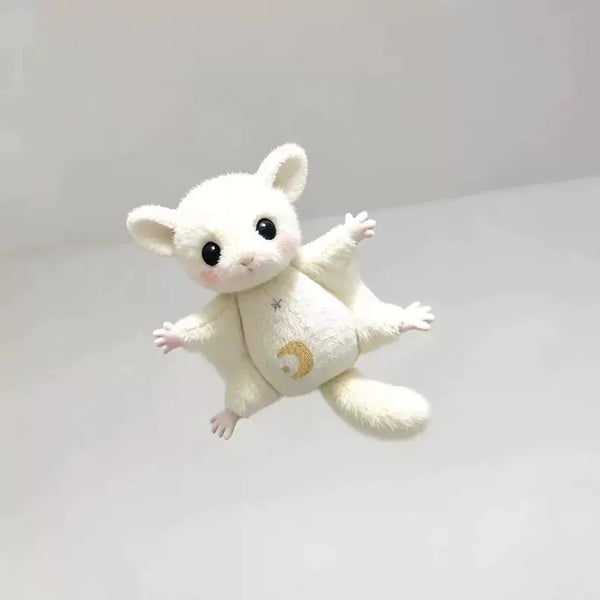 Cute Sugar Glider Plush Keychain - Bear Hugs