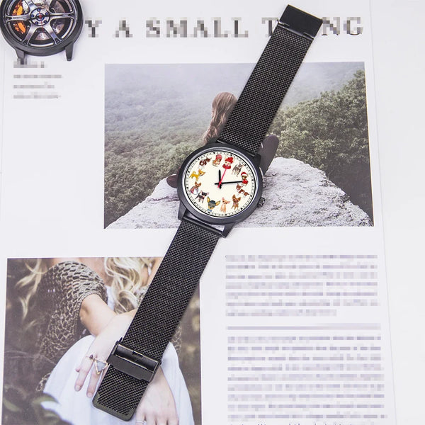 Dog Breeds Novelty Wrist Watch