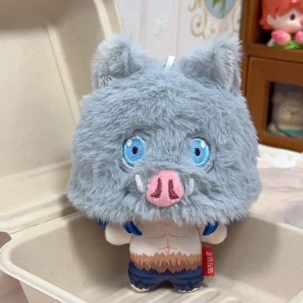 Demon Slayer Chibi Inosuke Hashibira Chibi Plush Doll (10 cm)