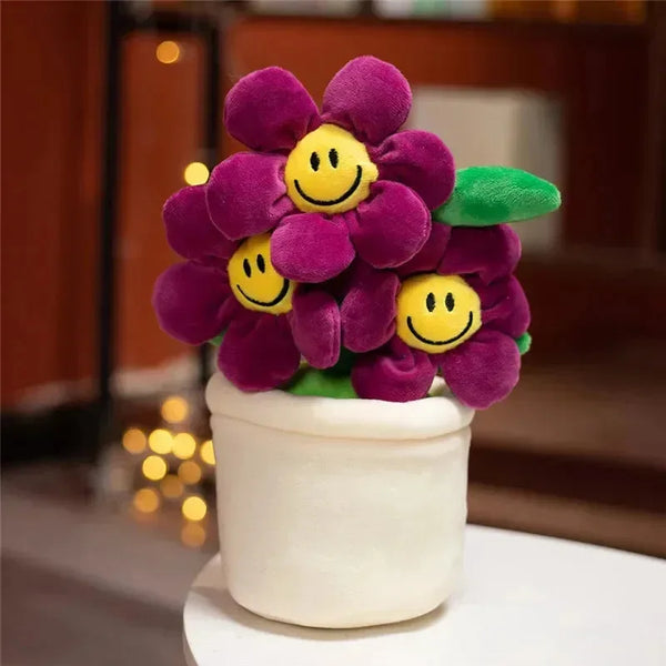 Sunny Smiles Flowerpot Plush