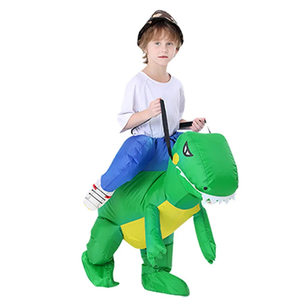 Inflatable Green Dinosaur Halloween Costume