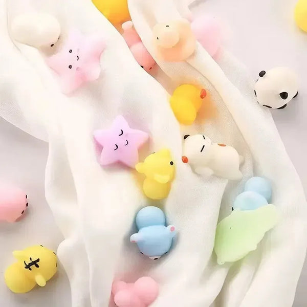 Mini Animal Squishies (Set of 10)