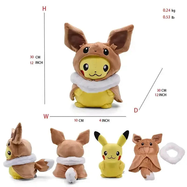 Pikachu Cosplay Plush Toys