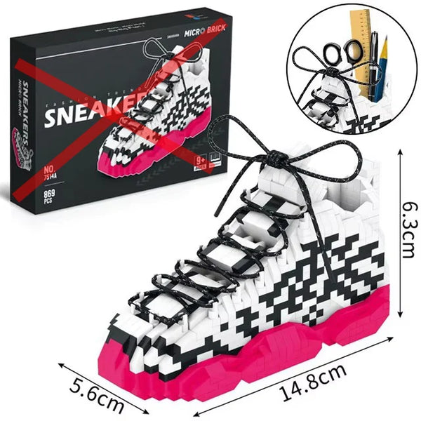 Streetwear HypeSneaker 3D Micro Building Blocks