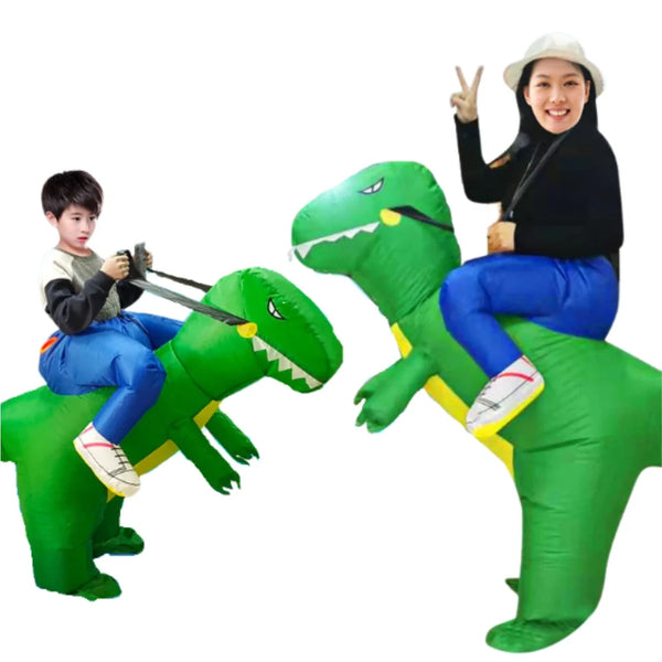 Inflatable Green Dinosaur Halloween Costume