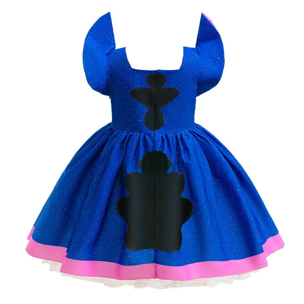Baby Disney Movie Stitch Role Playing Costume Sets Cartoon Cute Princess Dress Stage Performance Purim Carnival Kids Dress - Bear Hugs