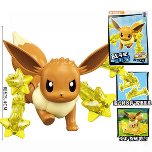 Keeppley Pokemon Pocket Monster Pikachu Charizard Eevee Gengar Venusaur Mewtwo Blastoise Building Block Anime Action Figure Toys - Bear Hugs