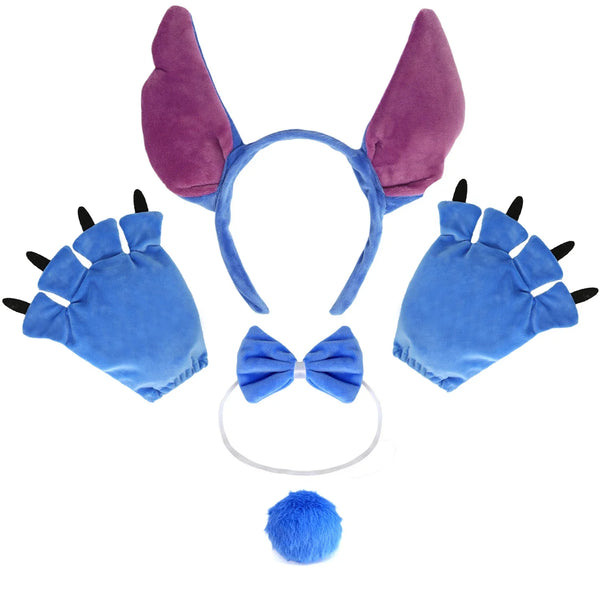 Baby Disney Movie Stitch Role Playing Costume Sets Cartoon Cute Princess Dress Stage Performance Purim Carnival Kids Dress - Bear Hugs