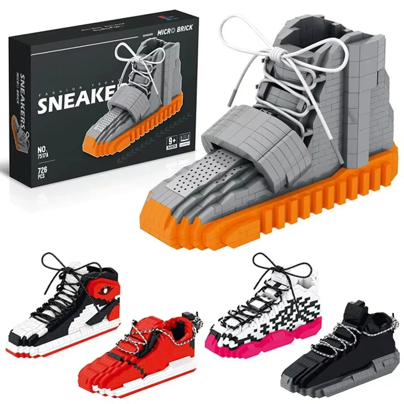 Streetwear HypeSneaker 3D Micro Building Blocks