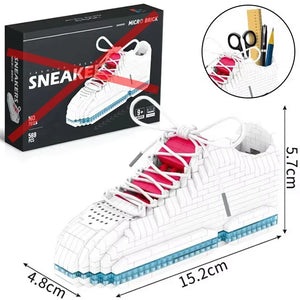 Streetwear HypeSneaker 3D Micro Building Blocks