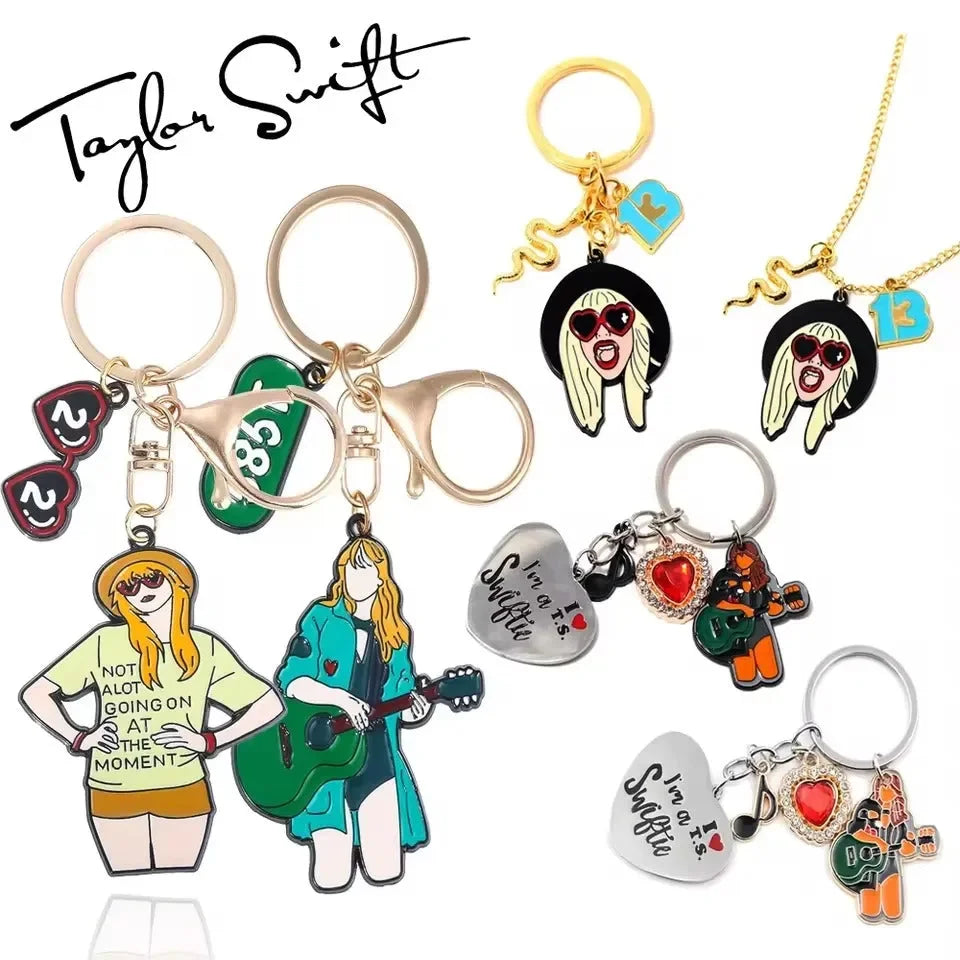 I Love Taylor Swift Alloy Keychain