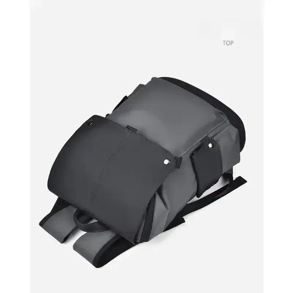 Premium Leather-Look Casual Backpack