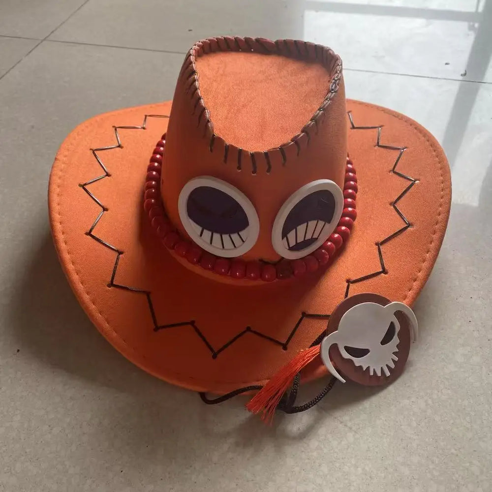 Portgas D Ace Anime Cosplay Hats Cowboy Cap Adult Christmas Gift - Bear Hugs