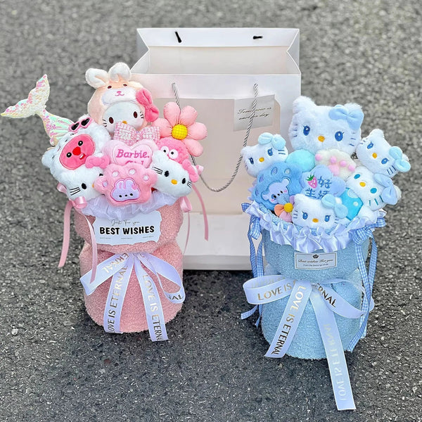 Sanrio Hello Kitty Pastel Plush Bouquet