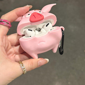 Grumpy Pig AirPods Case - Bear Hugs