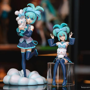 Hatsune Miku X Cinnamoroll Figure Anime Peripheral Collectible Models Decorative Decorations Children Kawaii Gift - Bear Hugs