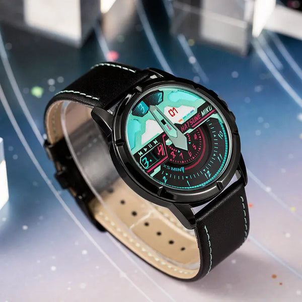 Hatsune Miku Kawaii Cute Anime Cartoon Watch Two-dimensional Creative Peripheral Waterproof Reading Watch Gift Wholesale - Bear Hugs