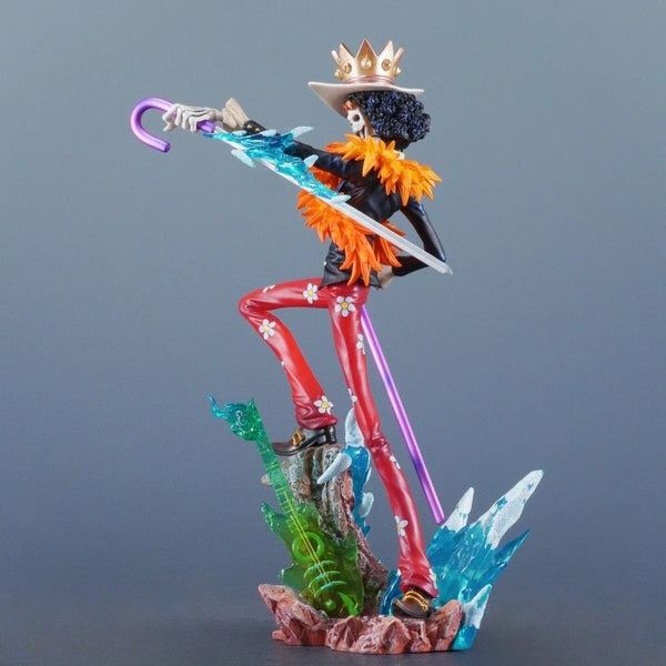 33cm/12.99in Anime ONE PIECE Figure Brook Action Figures Pvc Burukku Statue Desktop Ornamen Collection Model Toys Gifts - Bear Hugs