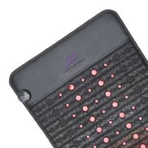 Luxuryade A050 Heating Infrared Bio NIR Mat Amethyst Crystal Tourmaline PEMF Therapy Photon Red Light Body Massage Mattress - Bear Hugs