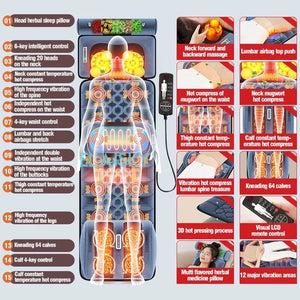 Electric Full Body Heated Shiatsu Massage Mat