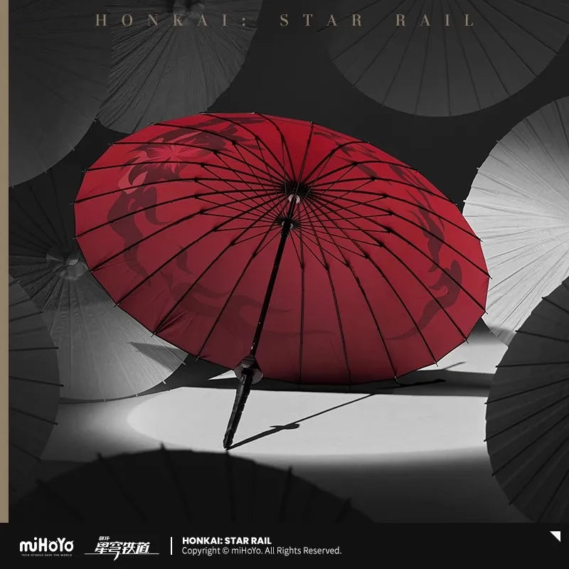 miHoYo Game Acheron Umbrella Honkai Star Rail Acheron Theme Long-handled Umbrella Anime Accessory Cosplay Xmas Gifts - Bear Hugs